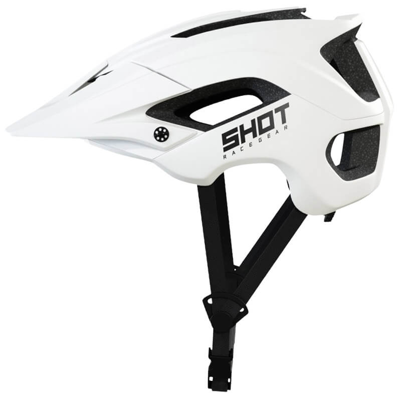 casque vtt shot racing climb solid 2022 blanc xc