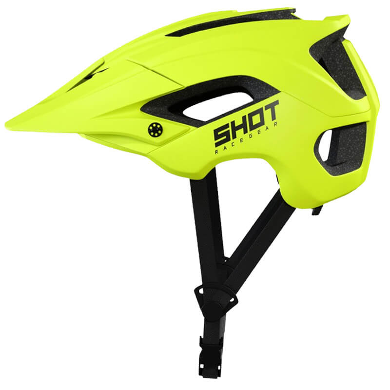 casque vtt shot racing climb solid 2022 jaune xc