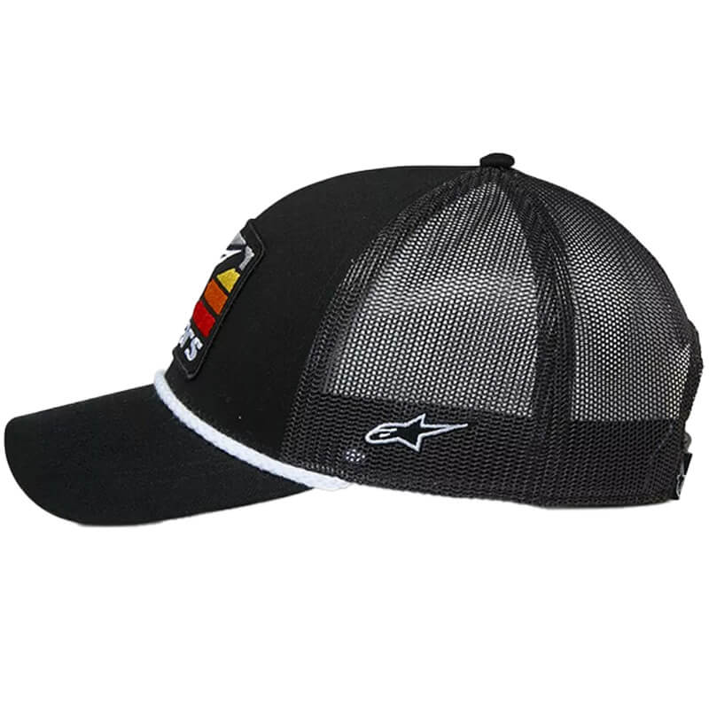 casquette alpinestars trucker selica noir mx 25