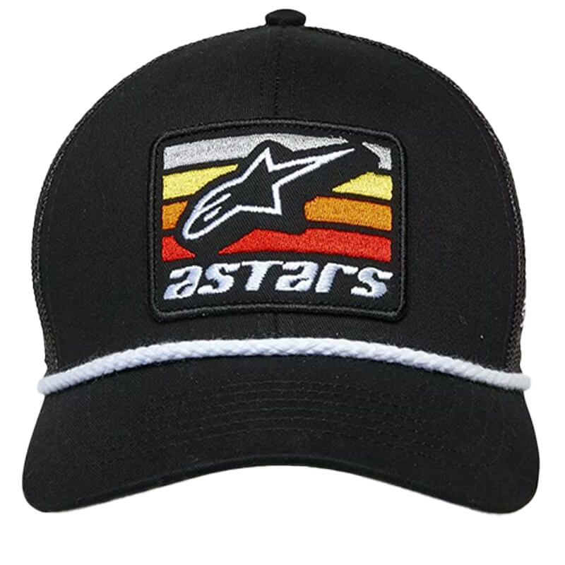 casquette alpinestars trucker selica noir mx