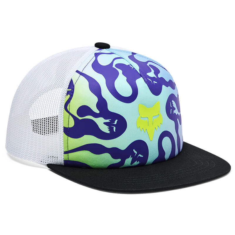 casquette enfant fox racing future blanc 2025