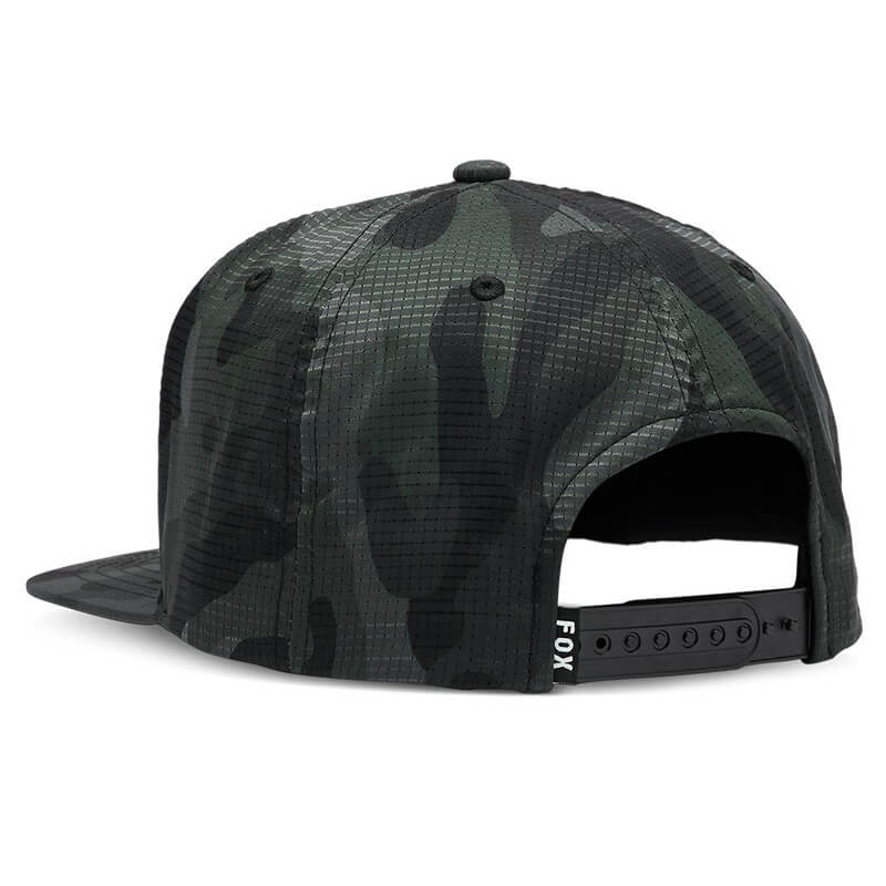 casquette fox racing head camo tech noir 2023 snapback