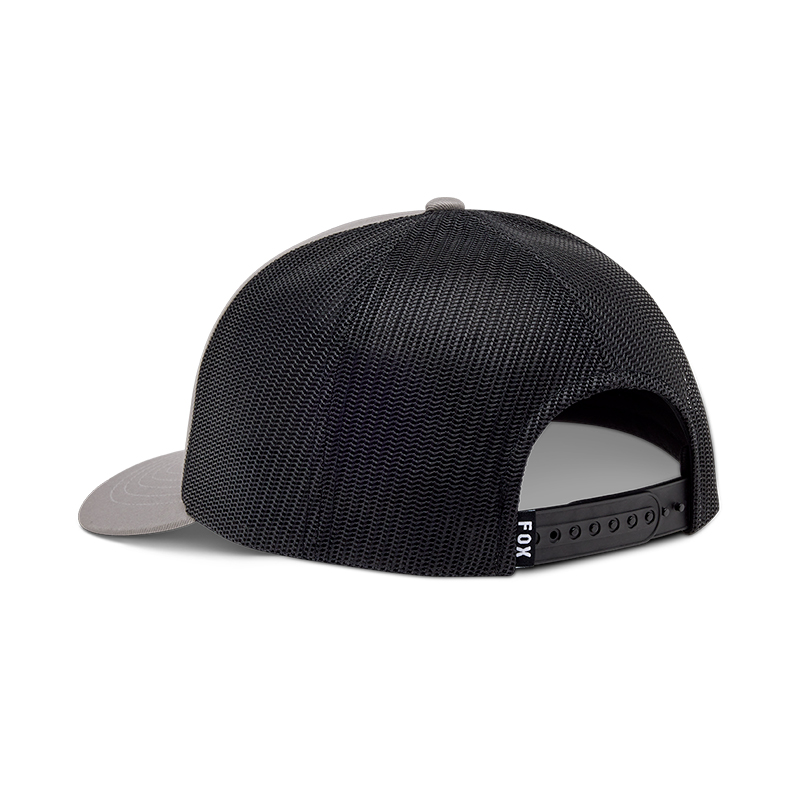 casquette fox racing head trucker gris dos