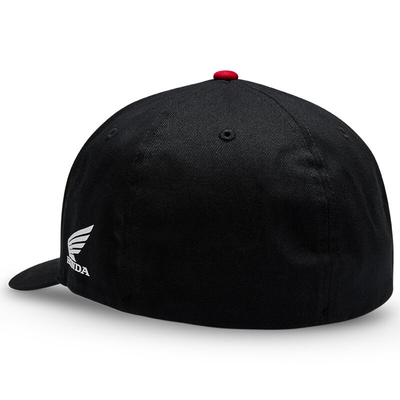 casquette fox racing honda noir 2025 flexfit