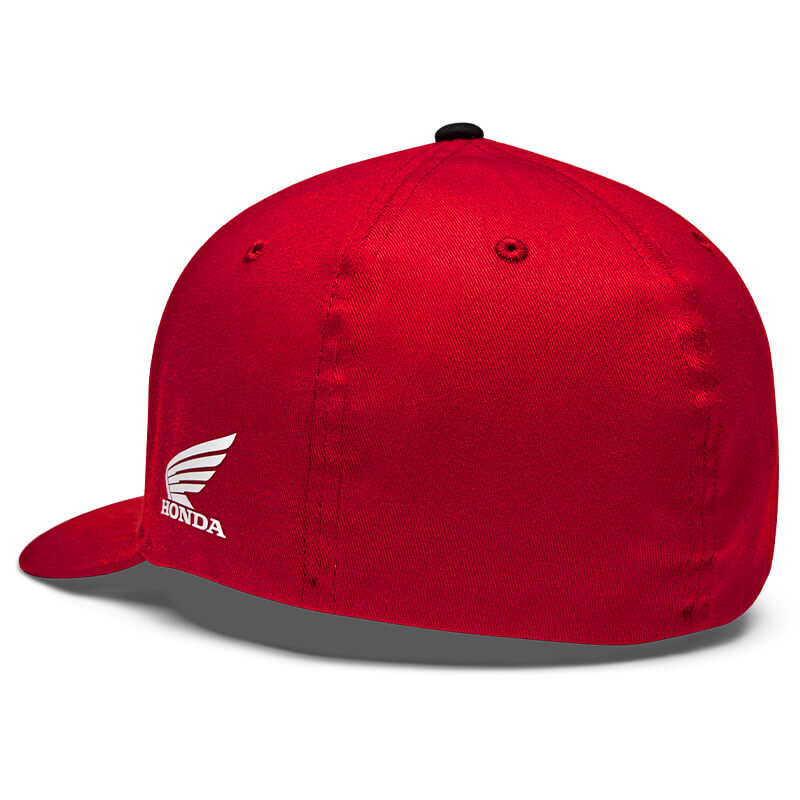 casquette fox racing honda rouge 2025 flexfit