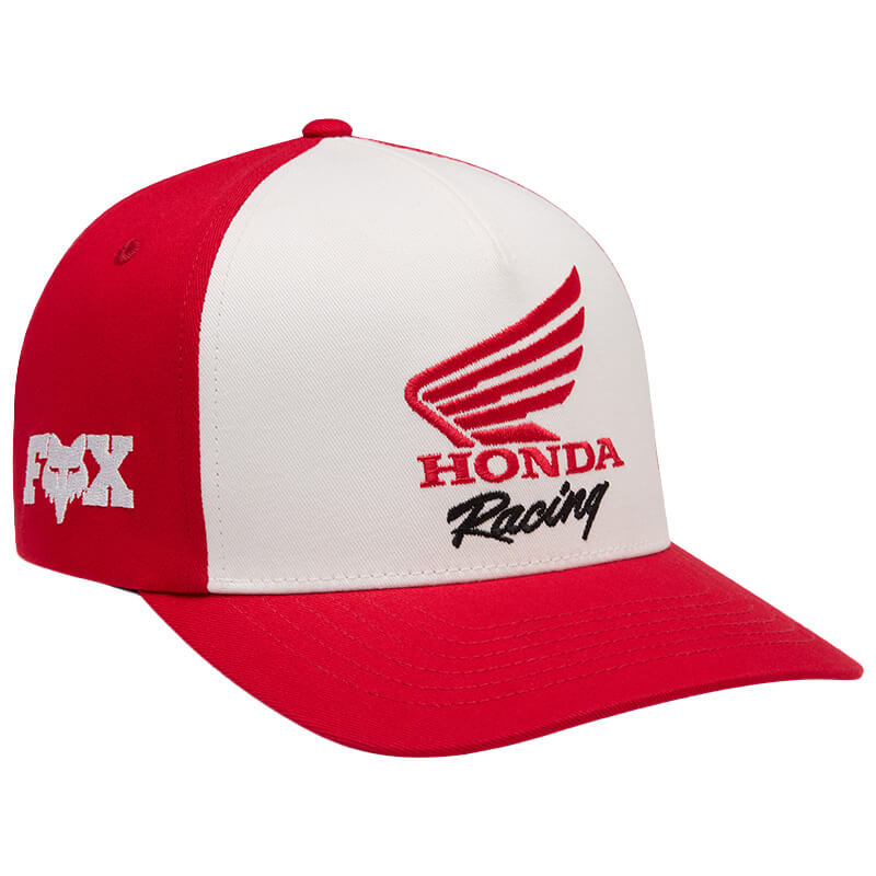casquette fox racing honda rouge