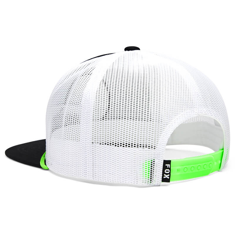 casquette fox racing kawasaki snapback noir 2025 ventile