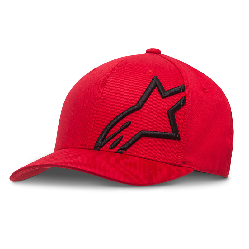 casquettes alpinestars corp shift red black 2018