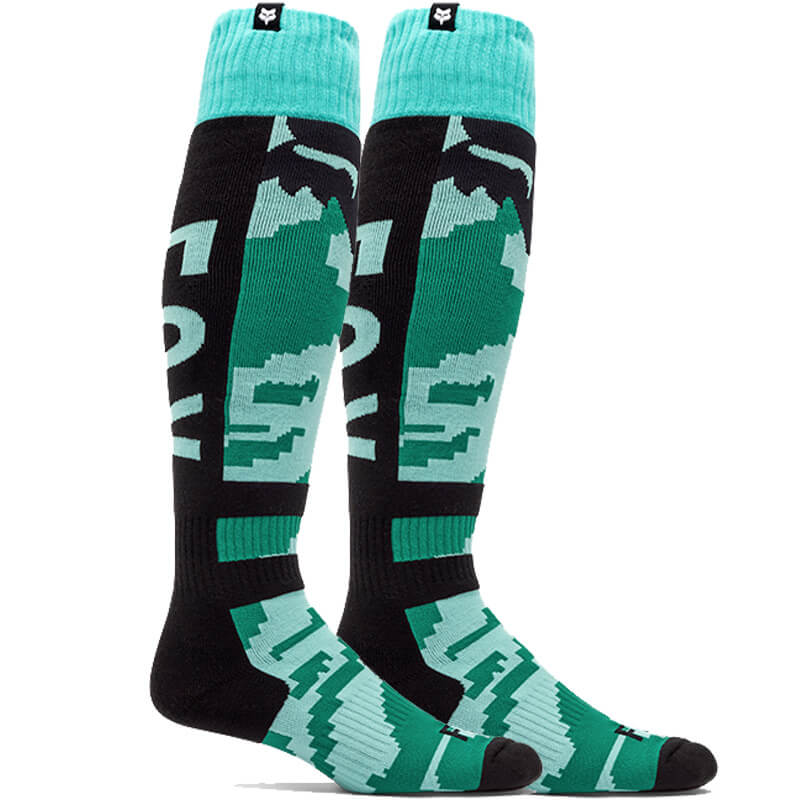 chaussette fox racing 180 kairos bleu noir