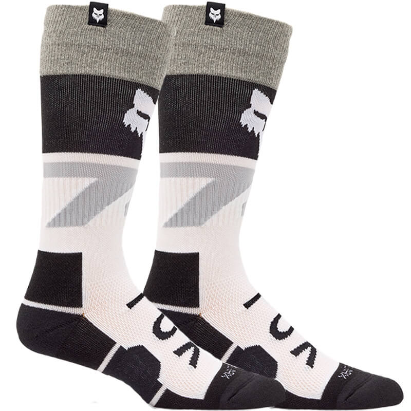 chaussette fox racing 360 tine blanc noir