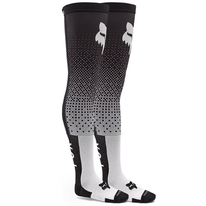 chaussette fox racing flexair noir blanc mx
