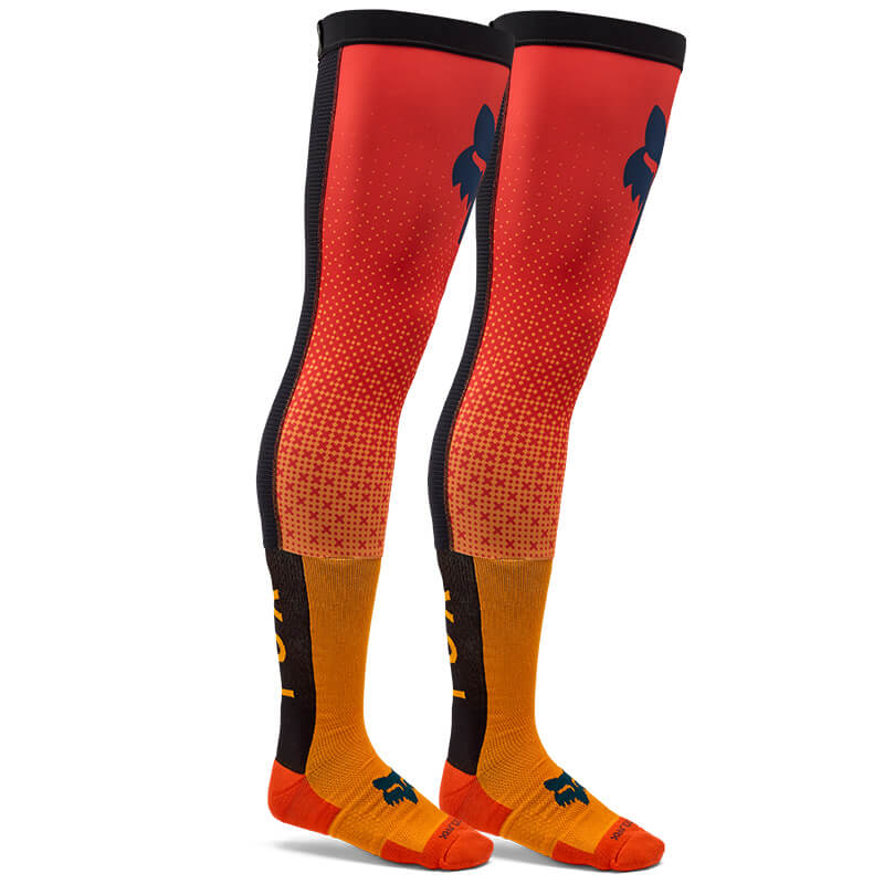 chaussette fox racing flexair noir orange mx