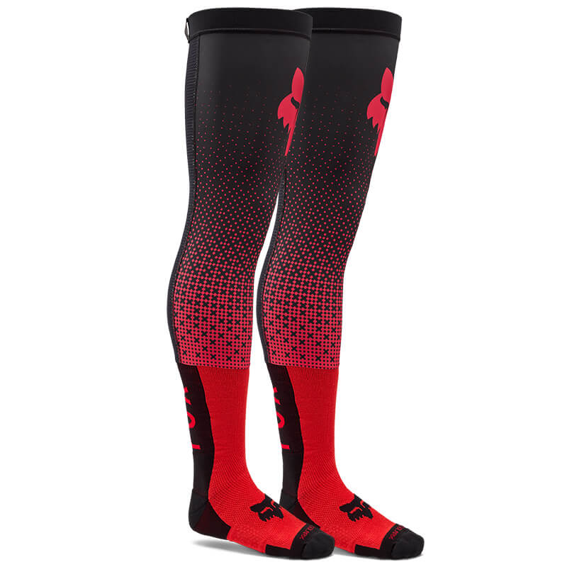 chaussette fox racing flexair noir rouge mx