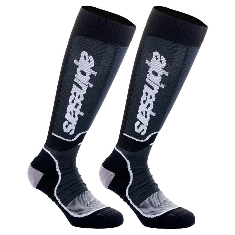 chaussettes alpinestars mx plus 2024 noir mx