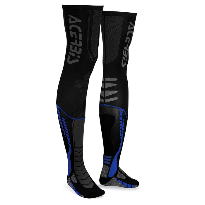 chaussettes cross acerbis x leg pro socks black blue