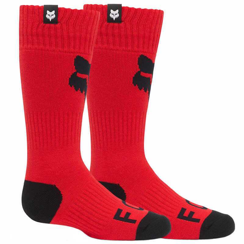 chaussettes enf fox racing 180 elevated rouge 27