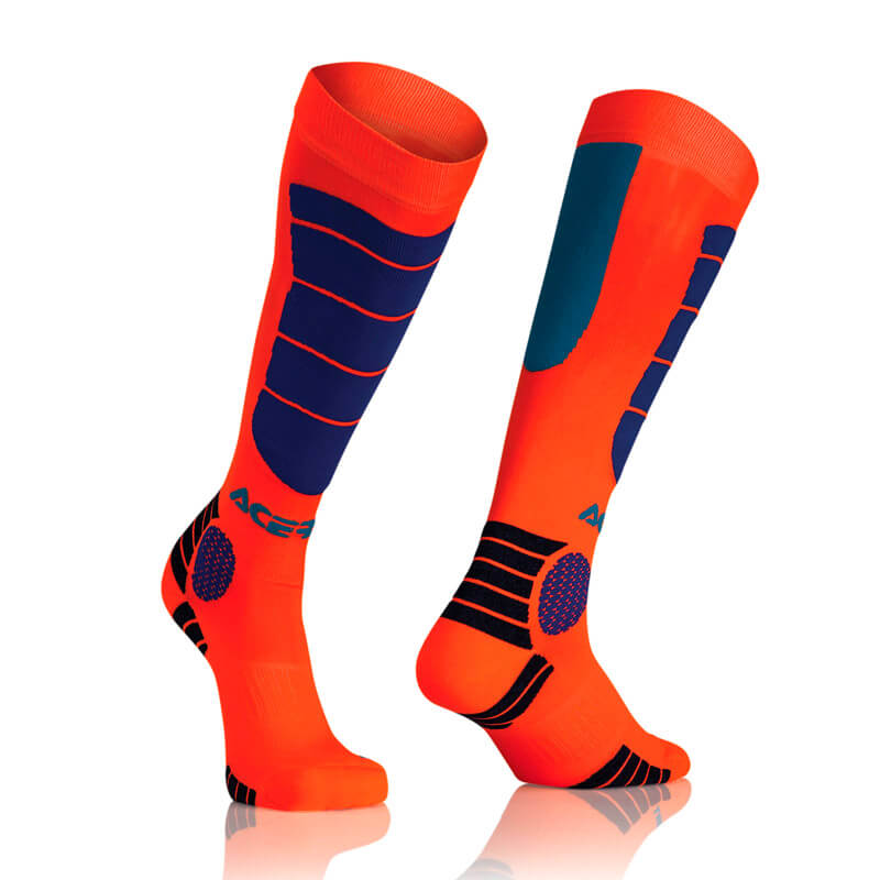 chaussettes enfant acerbis impact orange mx