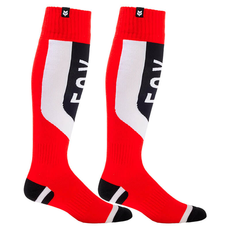 chaussettes fox racing 180 nitro2024 rouge noir mx