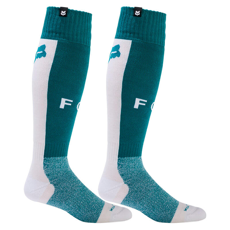 chaussettes fox racing 360 core 2024 bleu mx