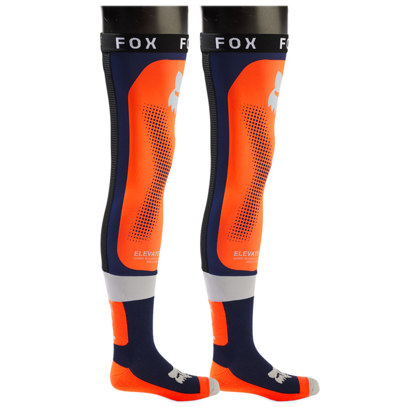 chaussettes fox racing flexair orange fluo 2024