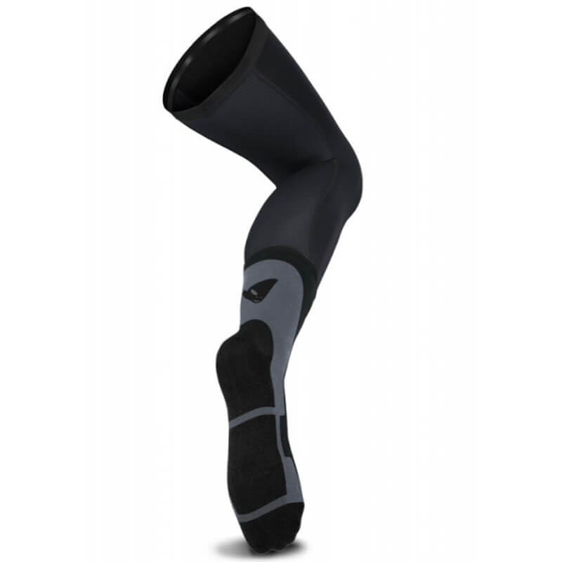 chaussettes ufo longues noir gris sx