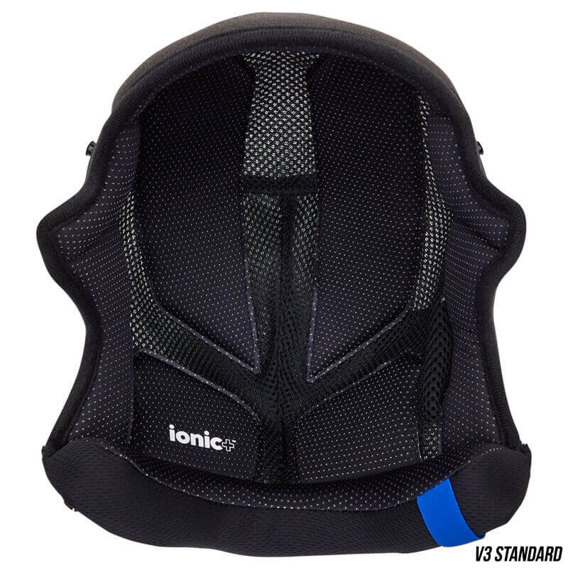 coiffe casque fox racing v3 noir 2024 mx