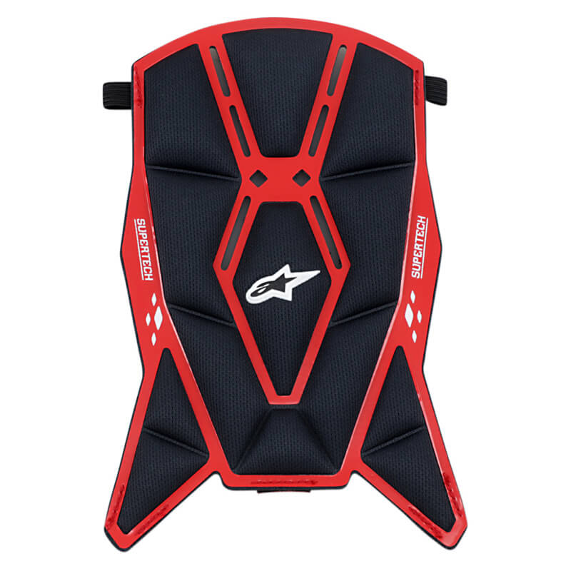 coiffe interieur top casque alpinestars s m5 noir rouge