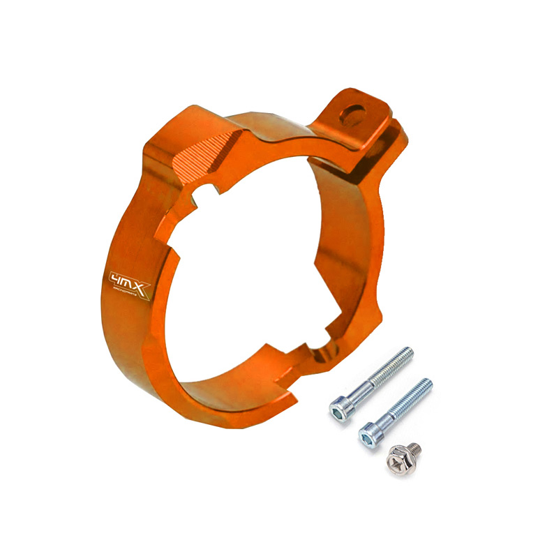 collier serrage echappement 4mx ktm 2temps orange