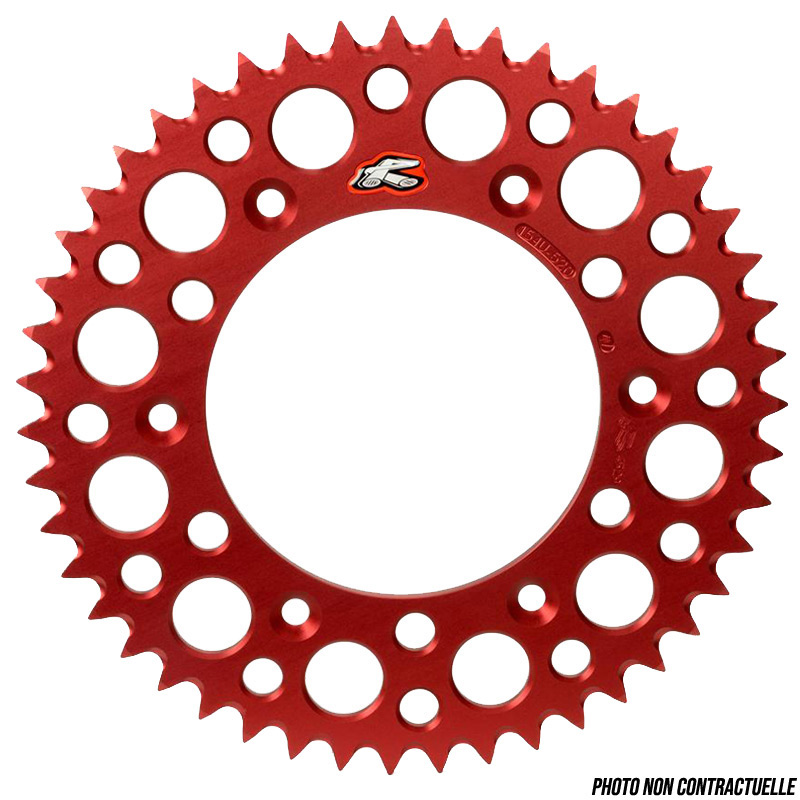 couronne alu renthal couronne rouge honda ultra light MX