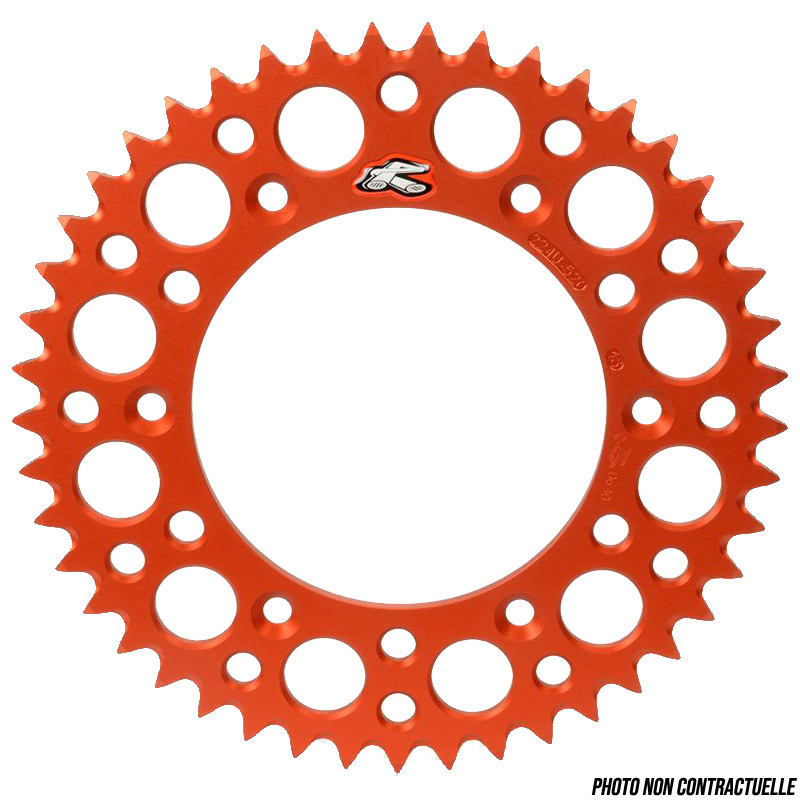 couronne renthal couronne orange ktm alu ultra light MX