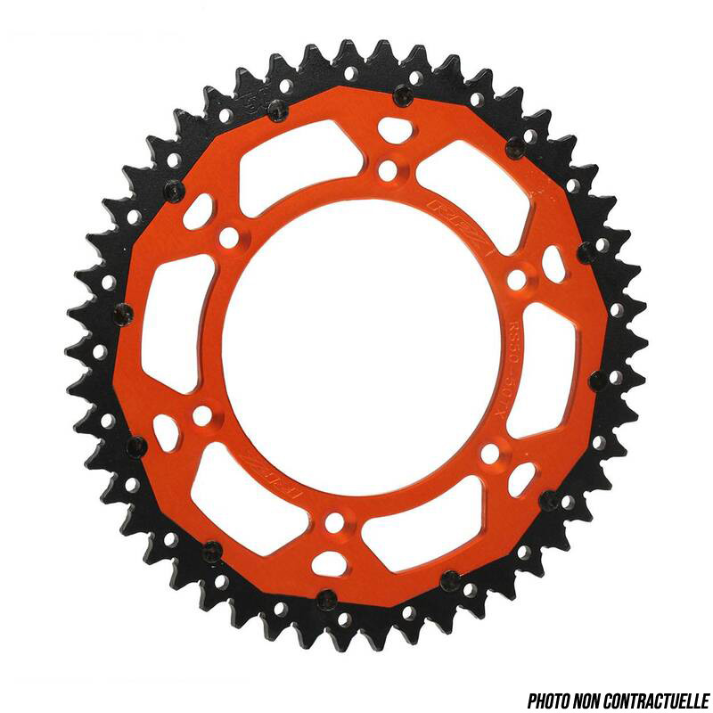 couronne rfx amalite acier alu ktm