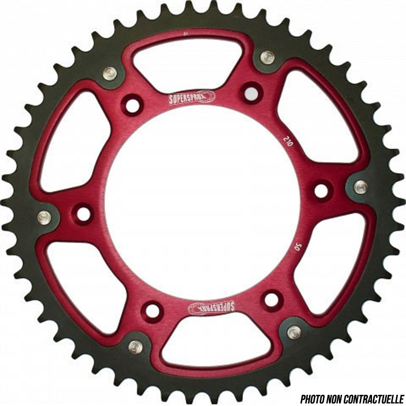couronne stealth supersprox bi metal red mx