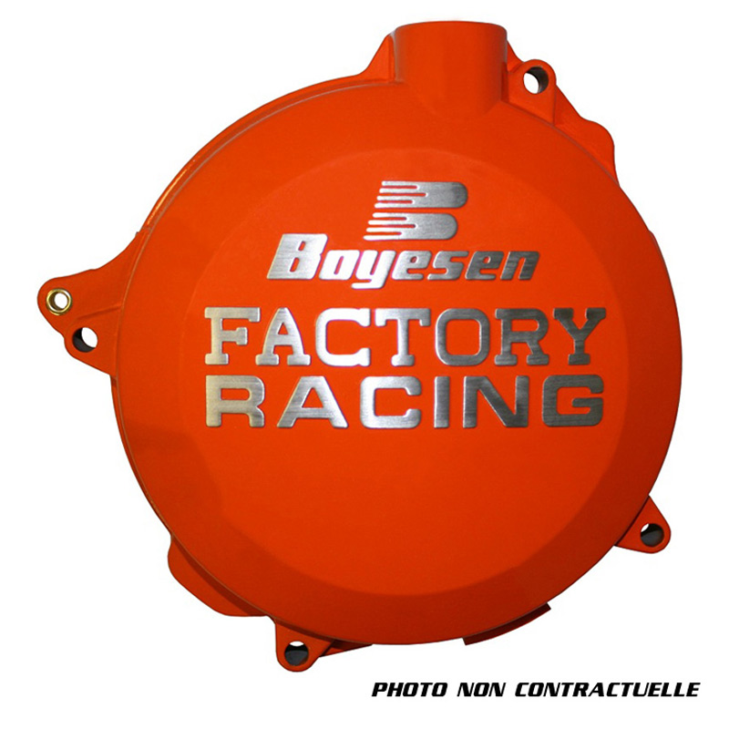 couvercle carter embrayage orange boyesen enduro