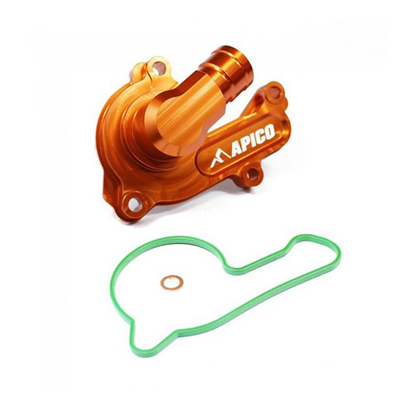 couvercle pompe a eau anodisee ktm 250 350 sxf excf 2017 2021