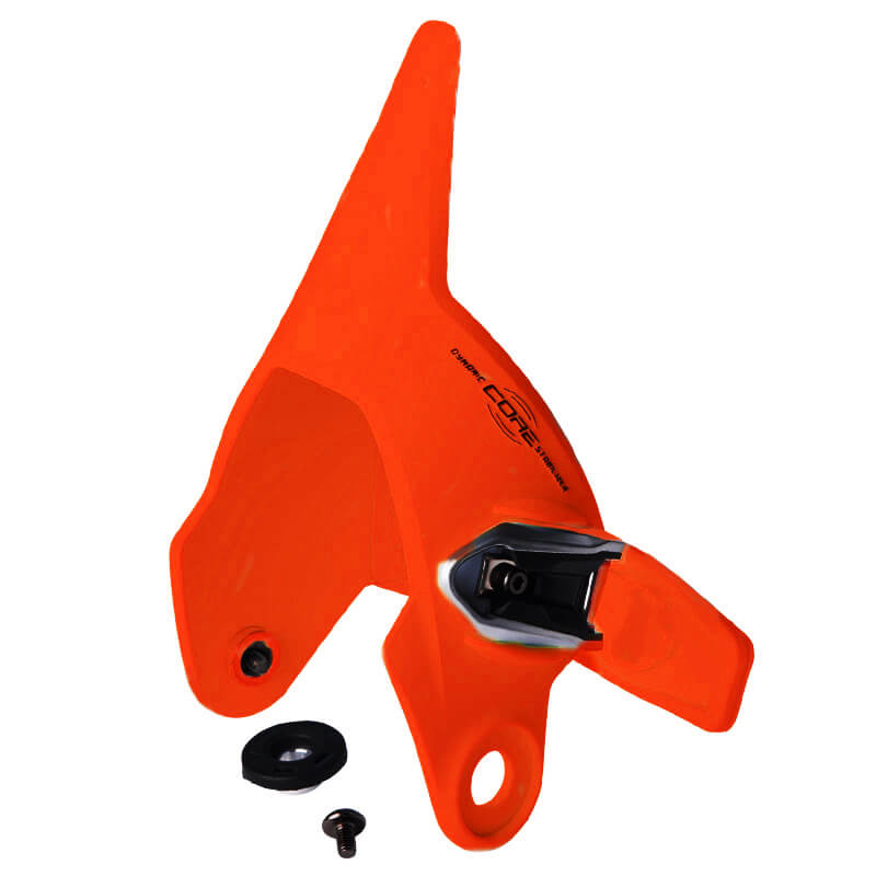 cuff droit bottes fox racing motion orange fluo 2023