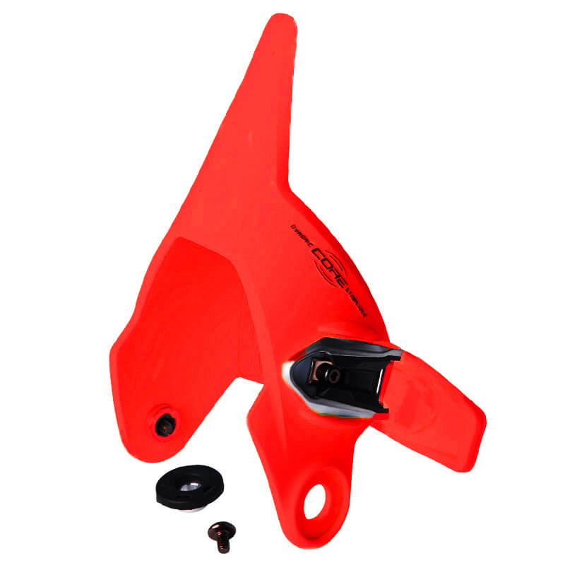 cuff droit bottes fox racing motion rouge corail 2023