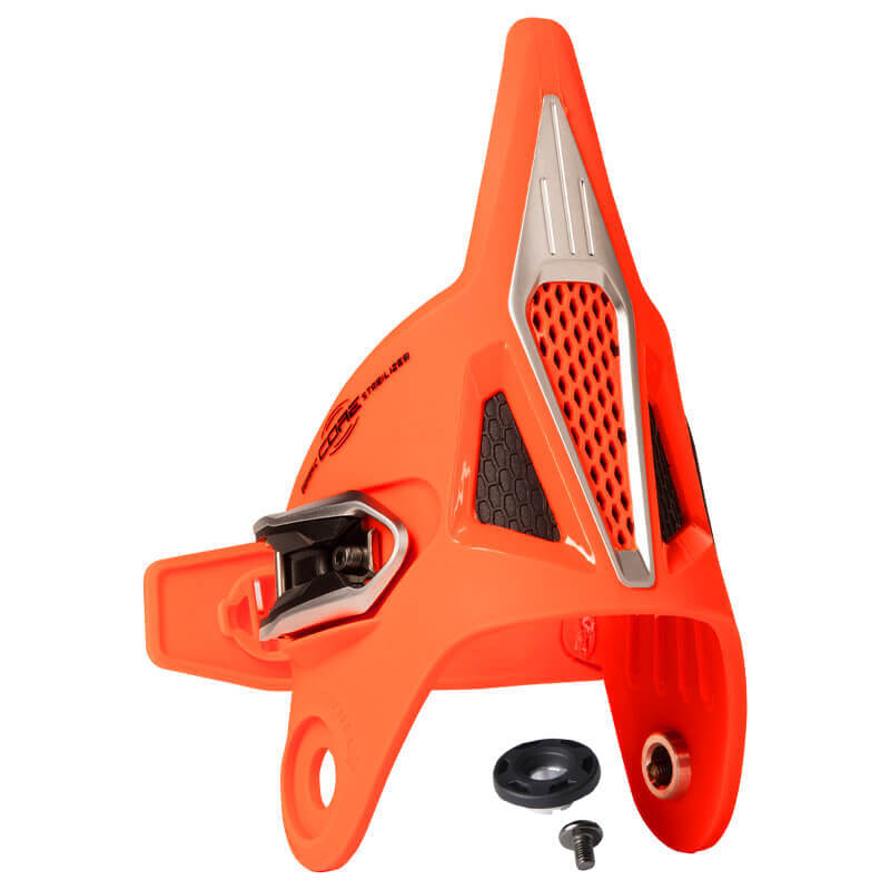 cuff gauche bottes fox racing instinct orange fluo vis 2022