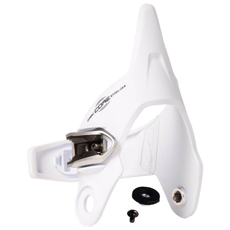 cuff gauche bottes fox racing motion blanc 2023