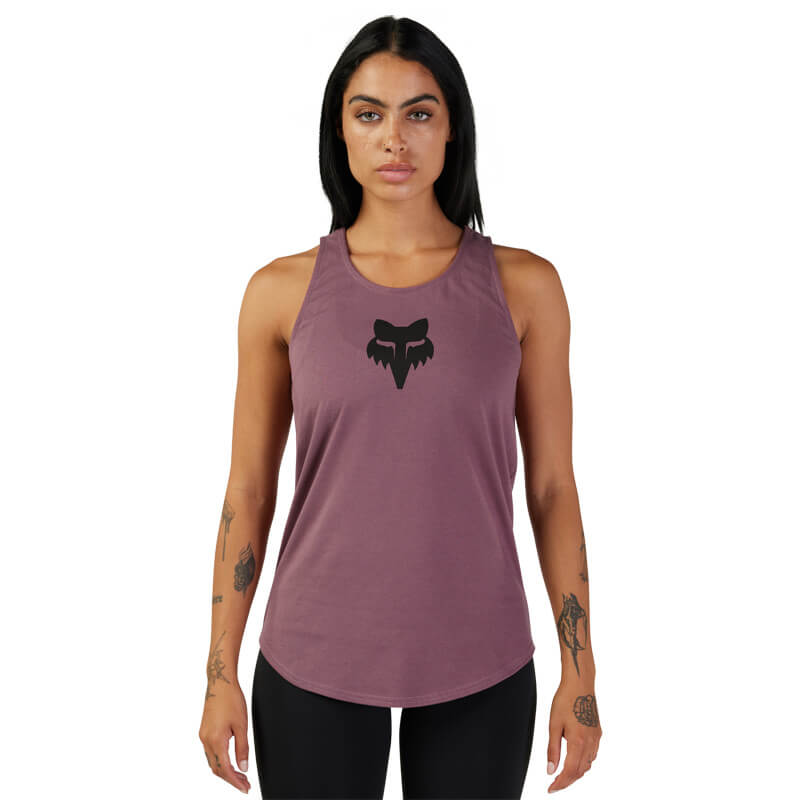 debardeur femme fox racing head violet 2024 mx