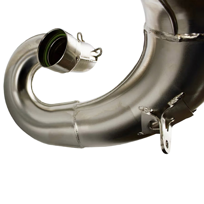 echappement OXA Exhaust chrome mat 250 2T zoom