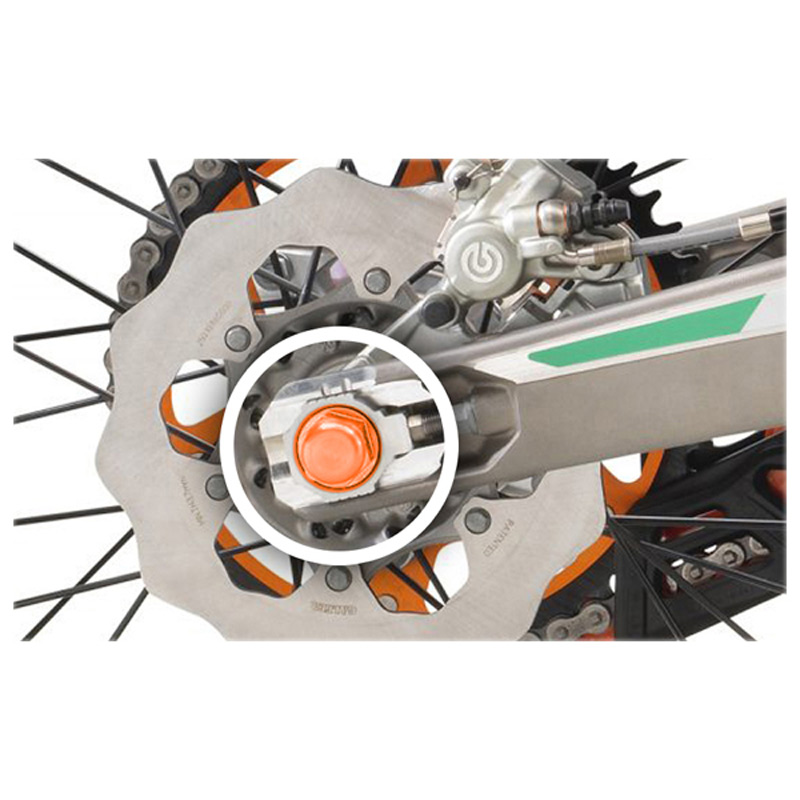 ecrous de roue arriere ktm orange