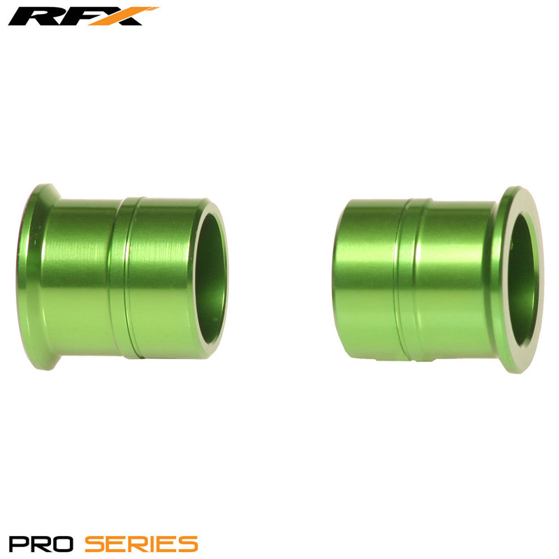 entretoises roues rfx anodises vert