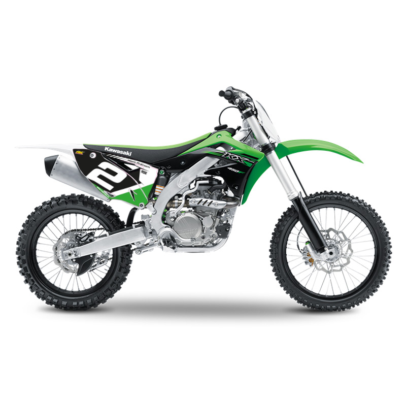 fond plaques perso kawasaki 450 kxf 13 15 racing line