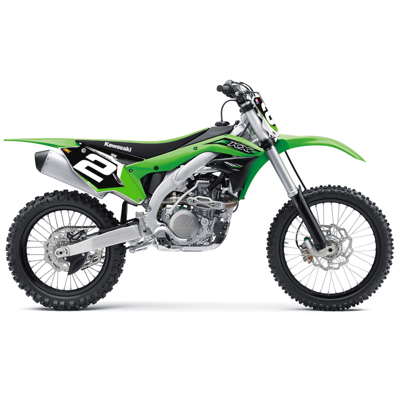 fond plaques perso kawasaki 450 kxf 2016 racing line noir