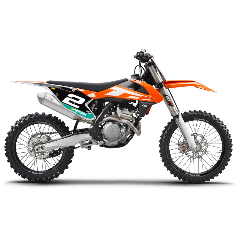 fond plaques perso motorex line ktm sx 2016 noir