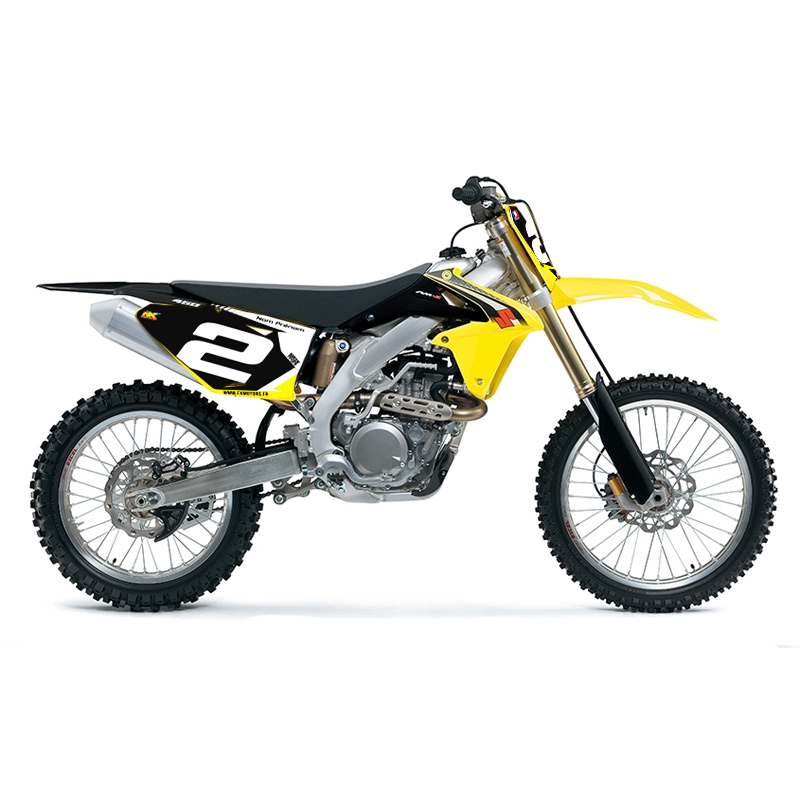 fond plaques perso suzuki rmz racing line black