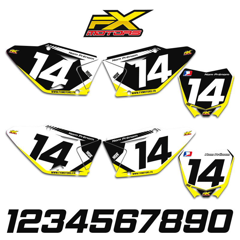 fond plaques perso suzuki rmz racing line fxfxmotors