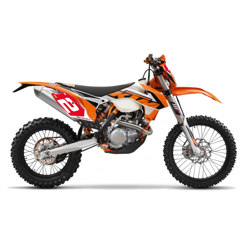 fonds plaques perso enduro ktm exc ROUGE 2016