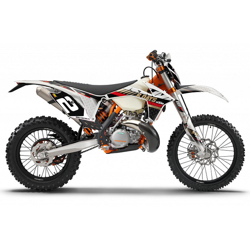 fonds plaques perso enduro ktm exc noir