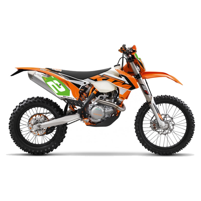 fonds plaques perso enduro ktm exc vert 2016